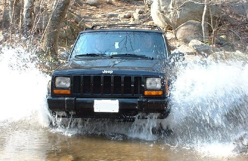 Dale taking a bath